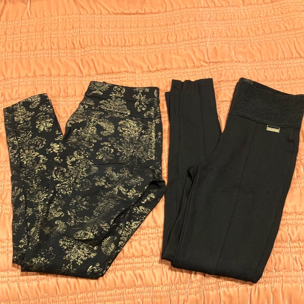 Calvin Klein/Hue leggings XS